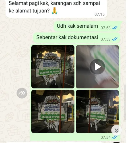 Pengiriman Papan Bunga Selamat Sumbersari Banyuurip