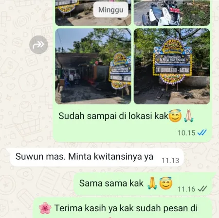Pengiriman Papan Bunga Duka Sumbersari Banyuurip